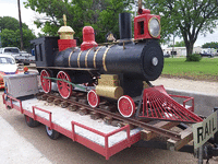 Image 1 of 3 of a 1984 TRAIN GRILL OVEN/SMOKER/GRILL