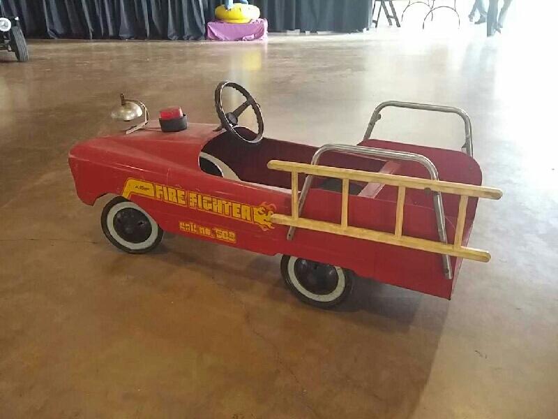 firefighter pedal car