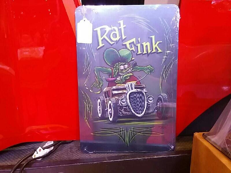 0th Image of a N/A METAL SIGN RAT FINK BIKE