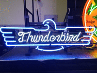 Image 1 of 1 of a N/A NEON SIGN THUNDERBIRD