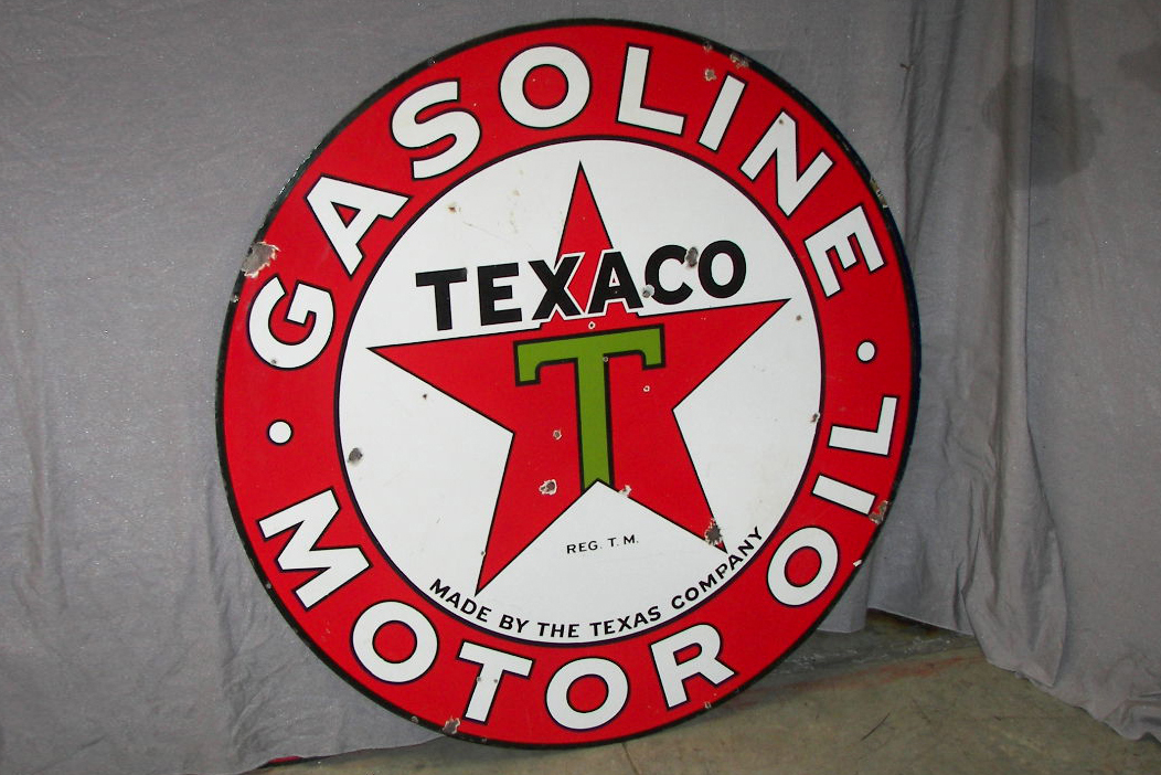 1st Image of a N/A TEXACO METAL SIGN
