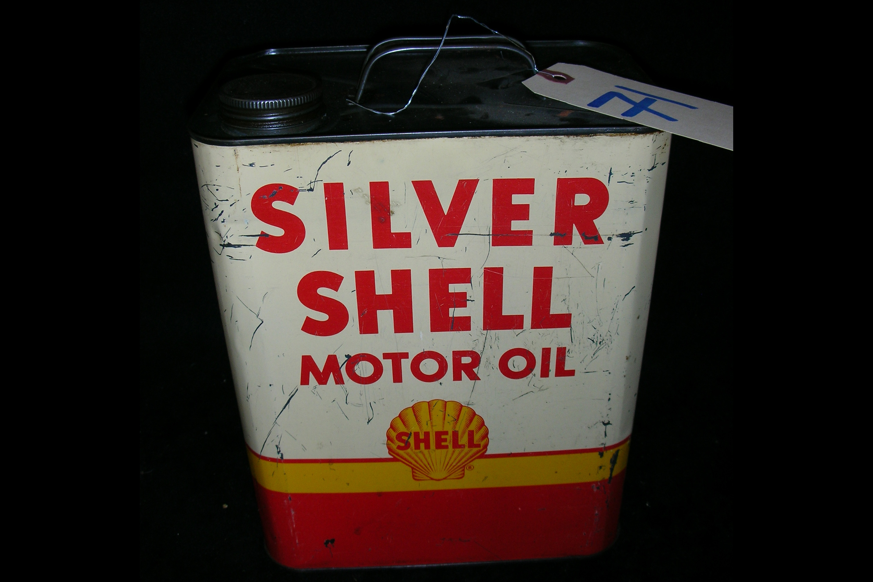 1st Image of a N/A SHELL MOTOR OIL 2 GALLON CAN