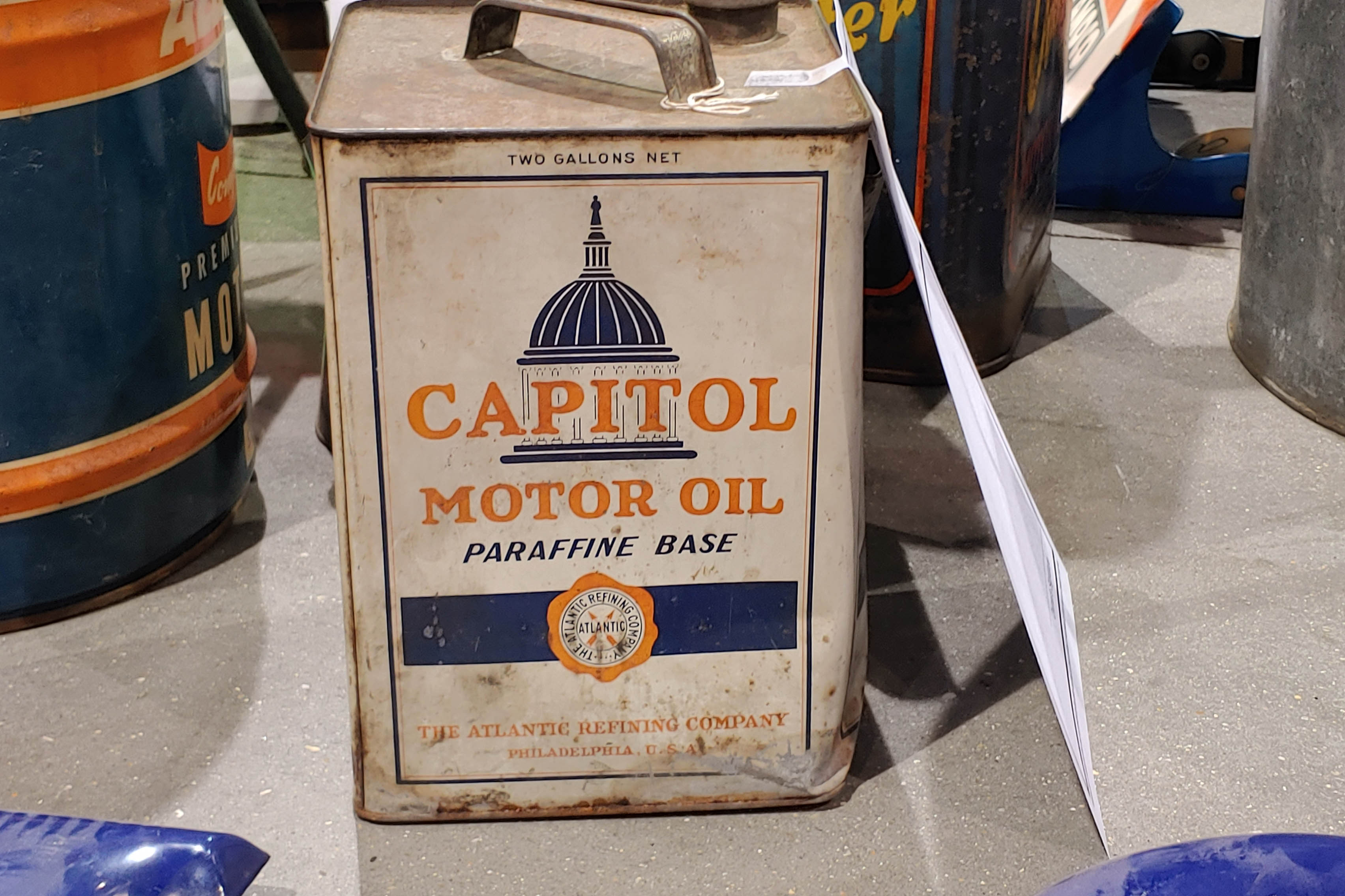 1st Image of a N/A CAPITOL MOTOR OIL CAN