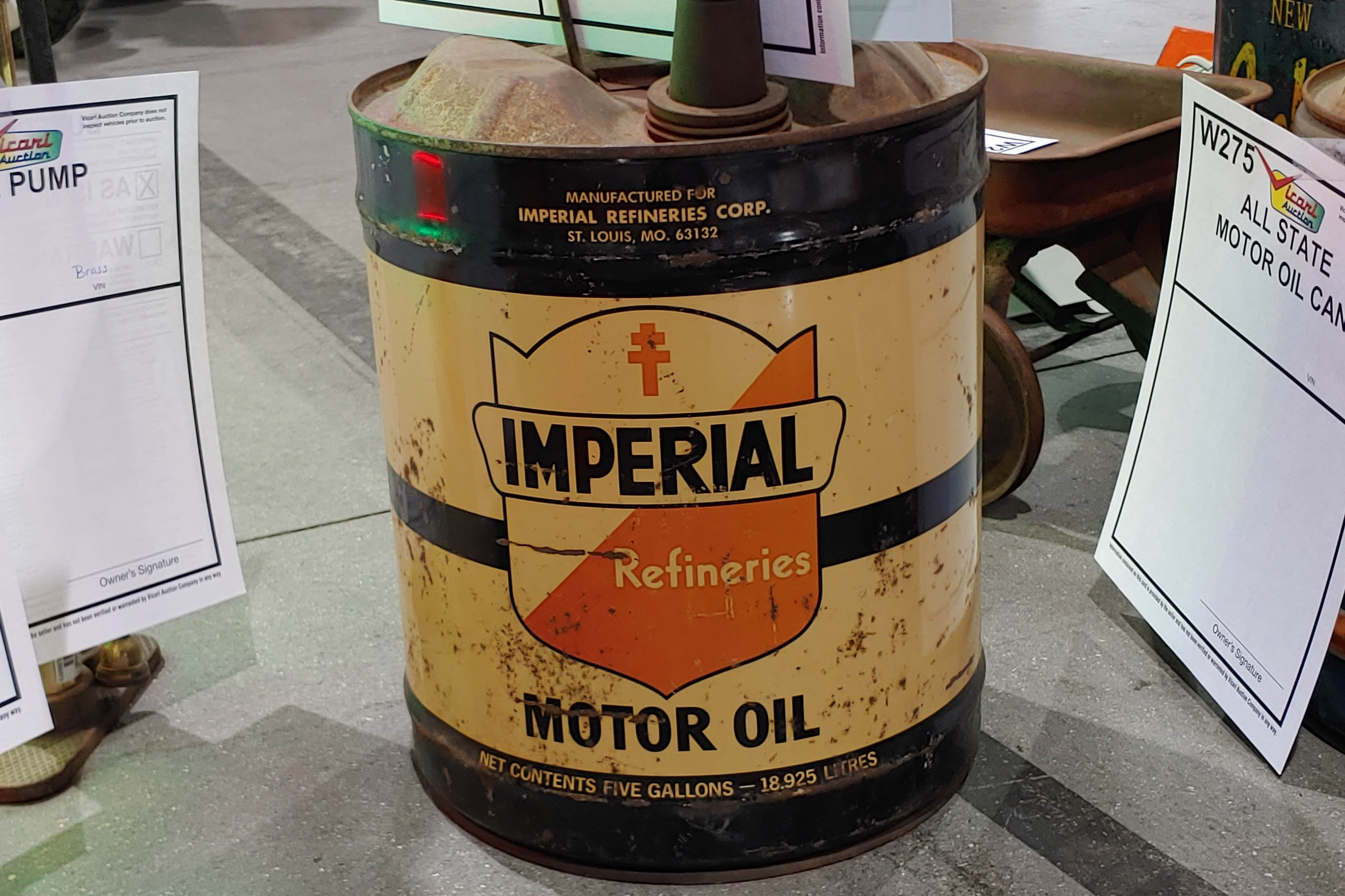 1st Image of a N/A IMPERIAL MOTOR OIL CAN