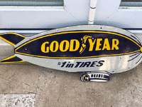 Image 2 of 3 of a N/A GOODYEAR BLIMP SIGN