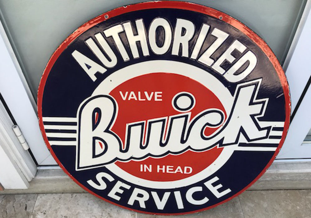 2nd Image of a N/A BUICK SERVICE SIGN DOUBLE SIDED