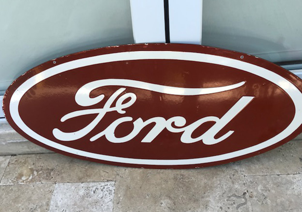 2nd Image of a N/A FORD SIGN DOUBLE SIDED