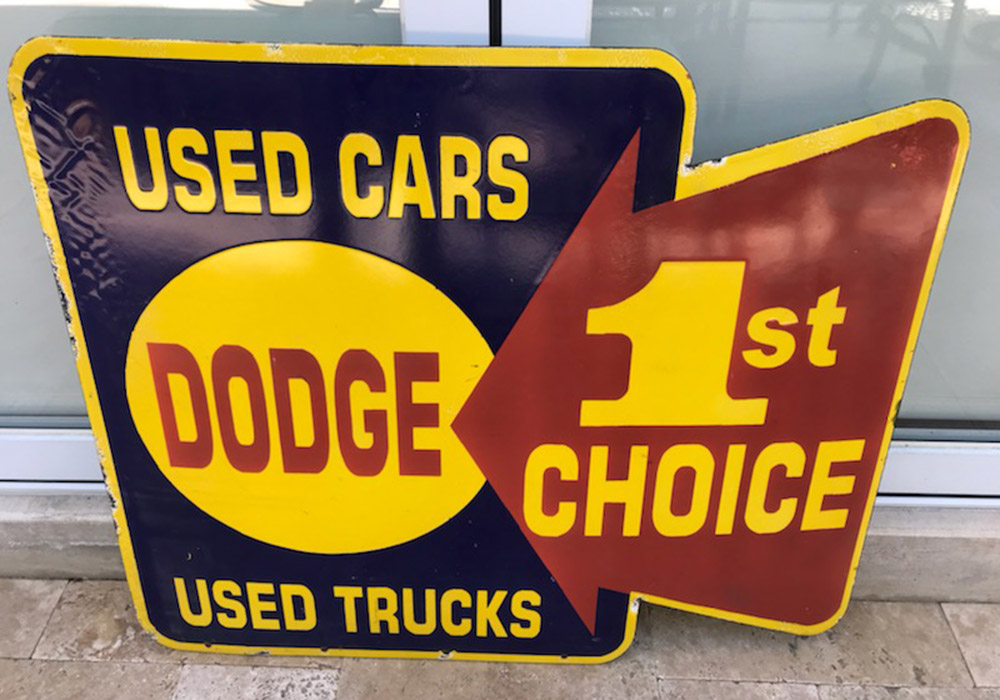 1st Image of a N/A DODGE USED CAR SIGN