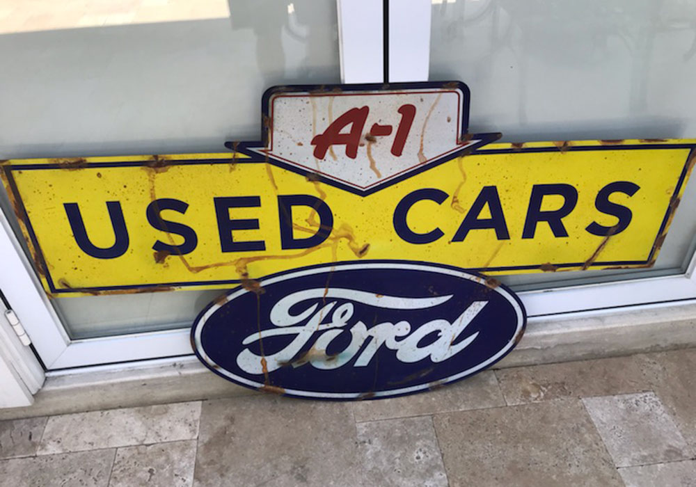 1st Image of a N/A FORD USED CAR SIGN