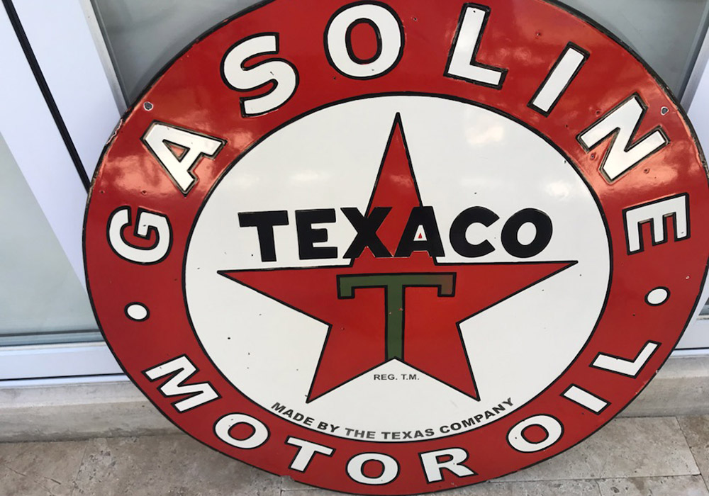 2nd Image of a N/A TEXACO SIGN DOUBLE SIDED