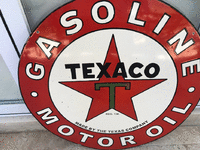 Image 2 of 3 of a N/A TEXACO SIGN DOUBLE SIDED