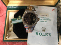 Image 3 of 9 of a N/A ROLEX DATEJUST WATCH