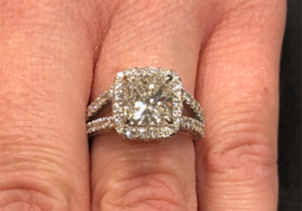 2nd Image of a N/A DIAMOND ENGAGEMENT RING