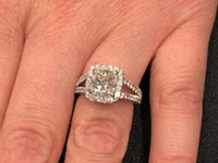 Image 6 of 8 of a N/A DIAMOND ENGAGEMENT RING