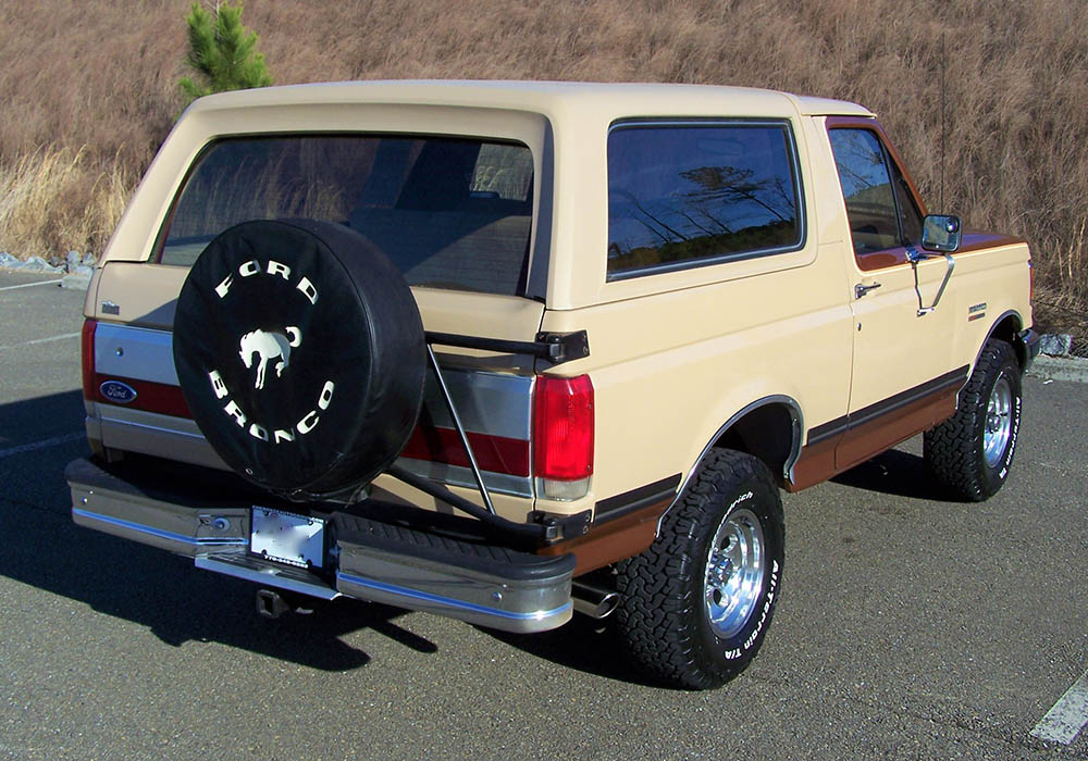 4th Image of a 1989 FORD BRONCO XLT