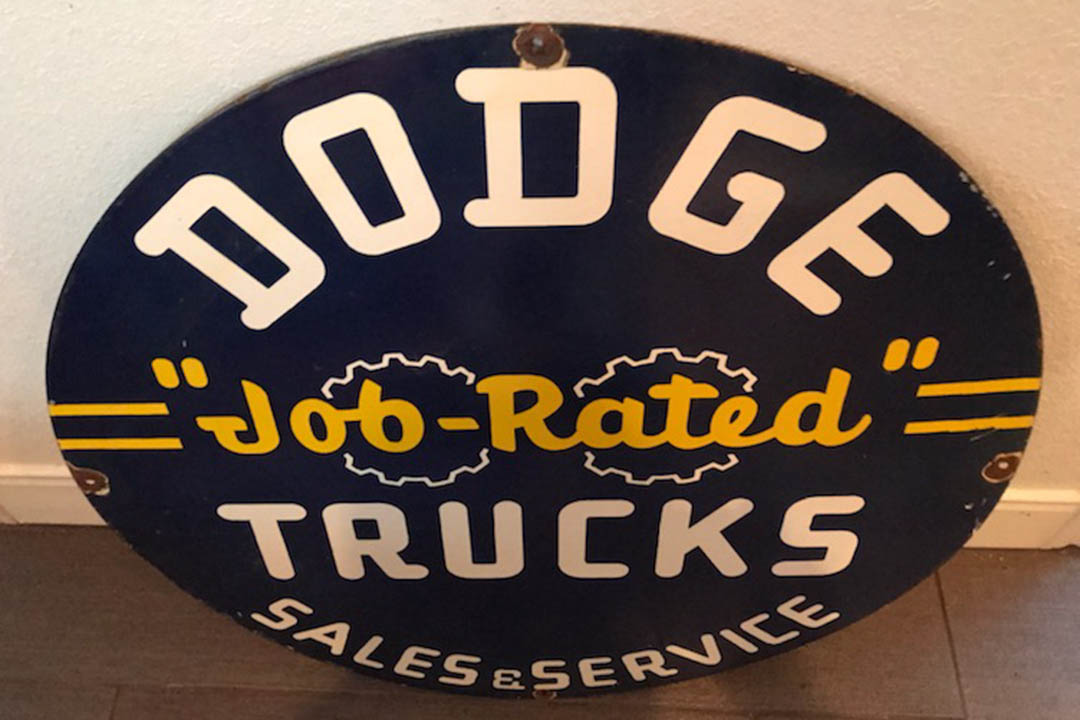 1st Image of a N/A DODGE JOB RATED TRUCKS SIGN