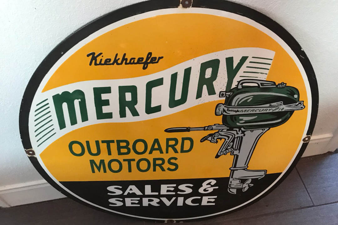 1st Image of a N/A MERCURY OUTBOARD MOTORS SIGN