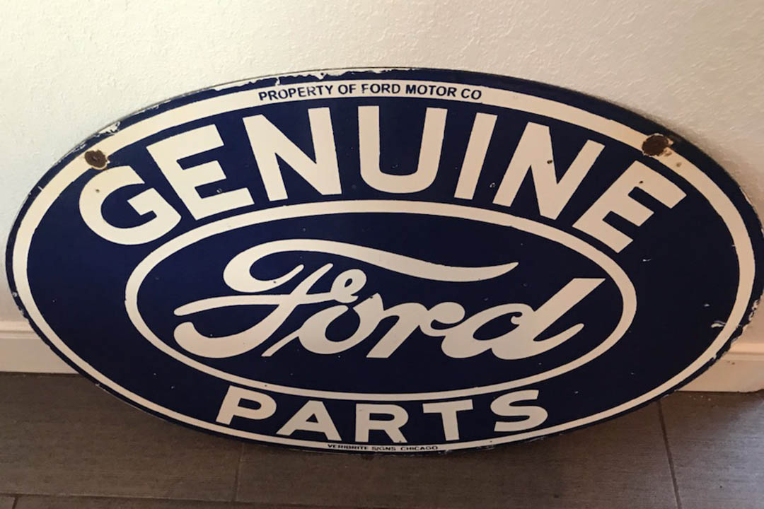 2nd Image of a N/A GENUINE FORD PARTS SIGN
