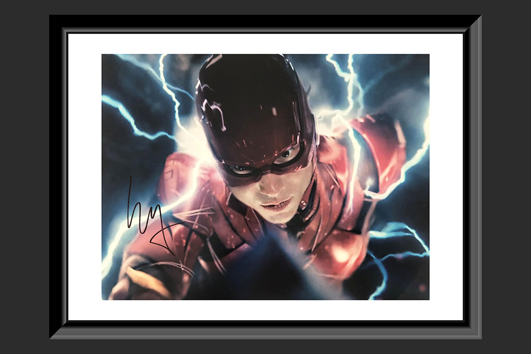 0th Image of a N/A JUSTICE LEAGEUE EZRA MILLER SIGNED