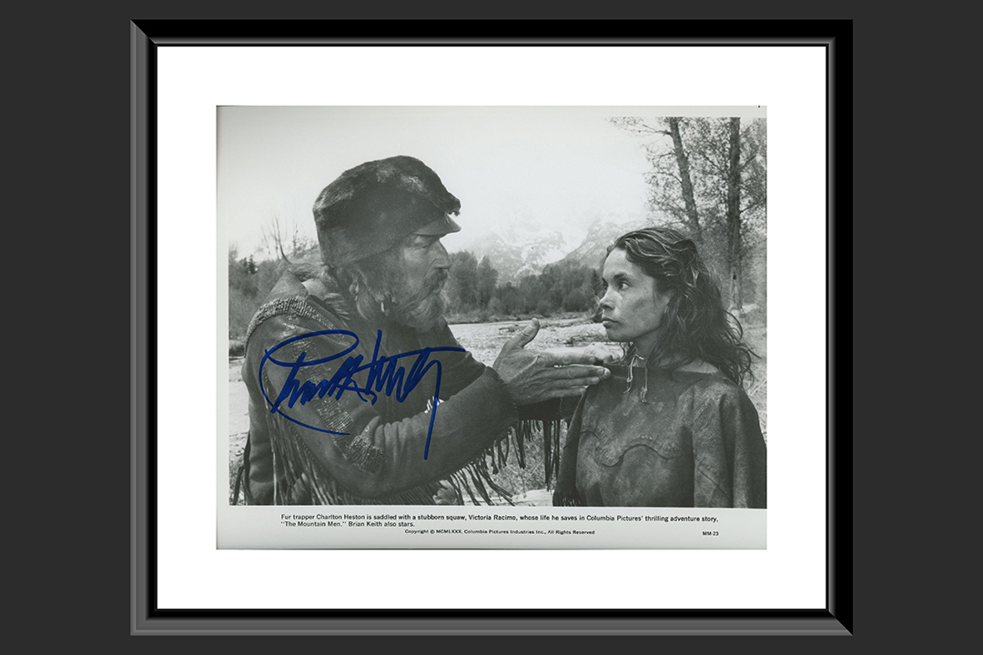 0th Image of a N/A CHARLTON HESTON SIGNED MOVIE PHOTO