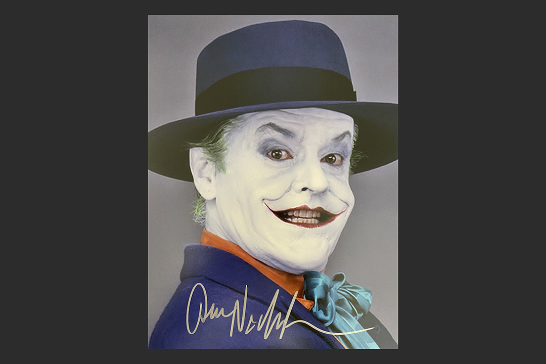 0th Image of a N/A BATMAN JACK NICHOLSON SIGNED MOVIE PHOTO