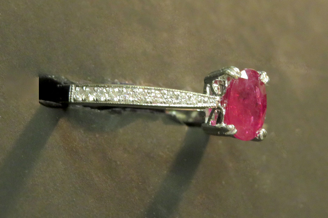 1st Image of a N/A GOLD RUBY CORUNDUM & DIAMOND