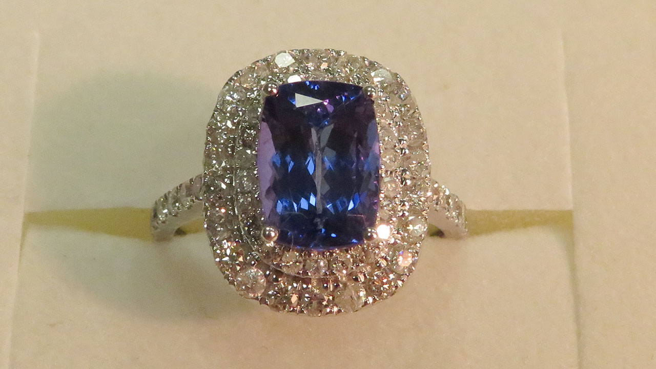 0th Image of a N/A 18K GLD TANZANITE DIAMOND