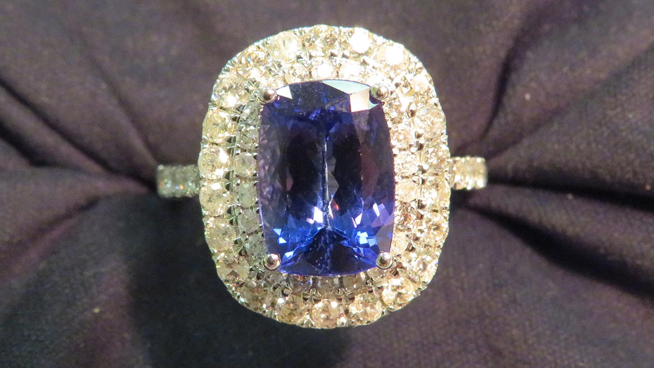 1st Image of a N/A 18K GLD TANZANITE DIAMOND