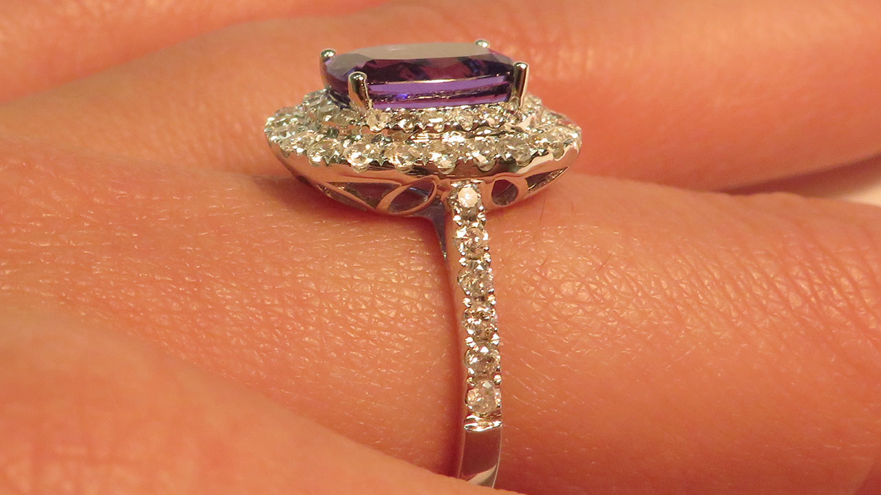 5th Image of a N/A 18K GLD TANZANITE DIAMOND