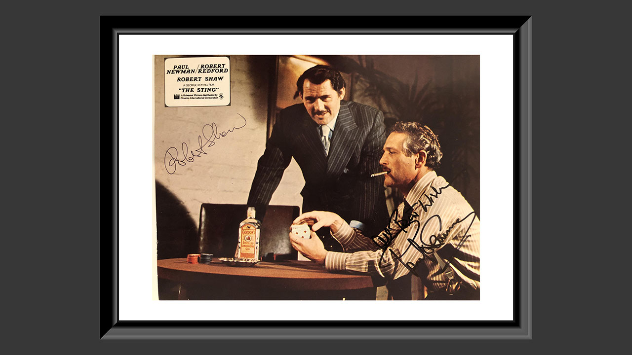 0th Image of a N/A THE STING SIGNED LOBBY CARD