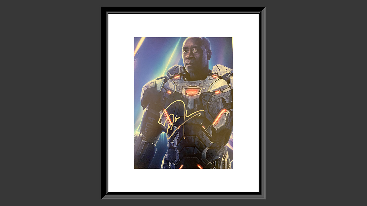 0th Image of a N/A AVENGERS: ENDGAME DON CHEADLE SIGNED MOVIE PHOTO