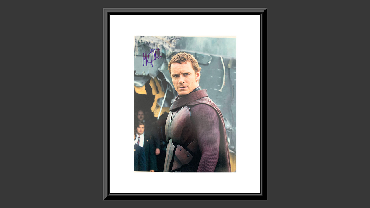 0th Image of a N/A X-MEN MICHAEL FASSBENDER SIGNED MOVIE PHOTO