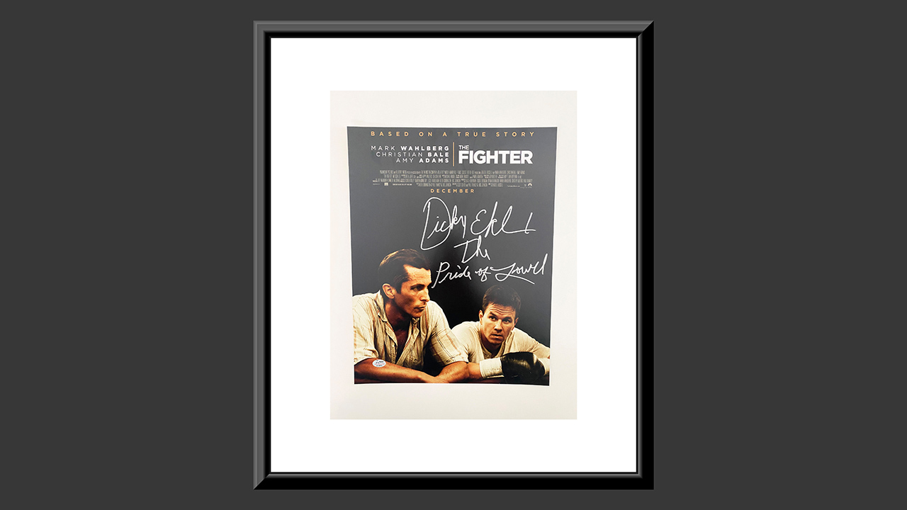 0th Image of a N/A THE FIGHTER DICKY EKLUND SIGNED MOVIE POSTER (SGC AUTHENTICATED)