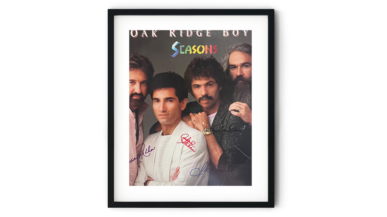 0th Image of a N/A OAK RIDGE BOYS SEASONS SIGNED ALBUM