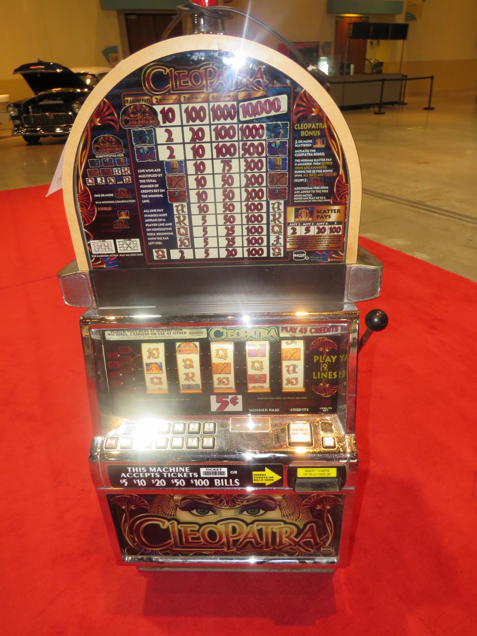 2nd Image of a N/A CLEOPATRA SLOT MACHINE