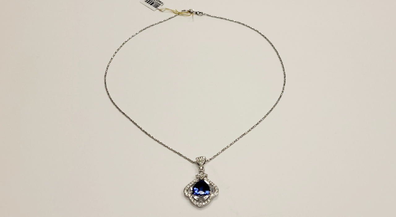 1st Image of a N/A 18K WHITE GOLD DIAMOND & TANZANITE