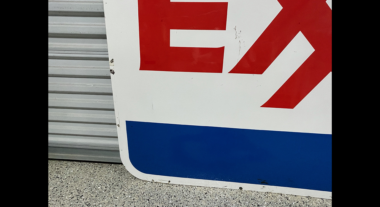 2nd Image of a N/A EXXON PORCELAIN SIGN