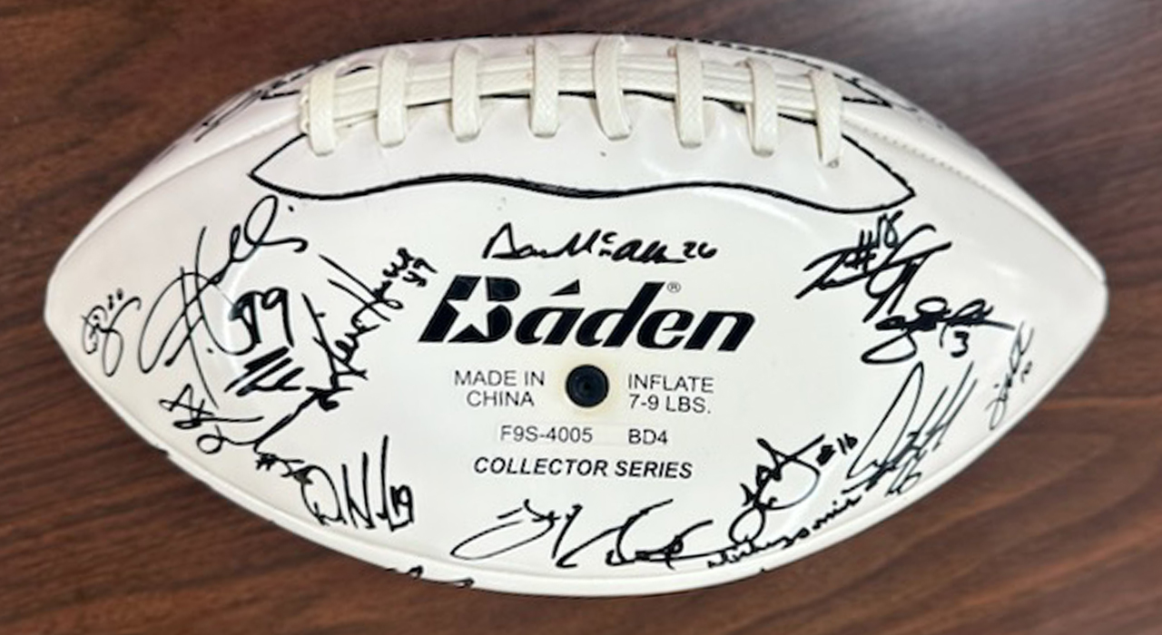 4th Image of a 2010 SIGNED NEW ORLEANS SAINTS FOOTBALL