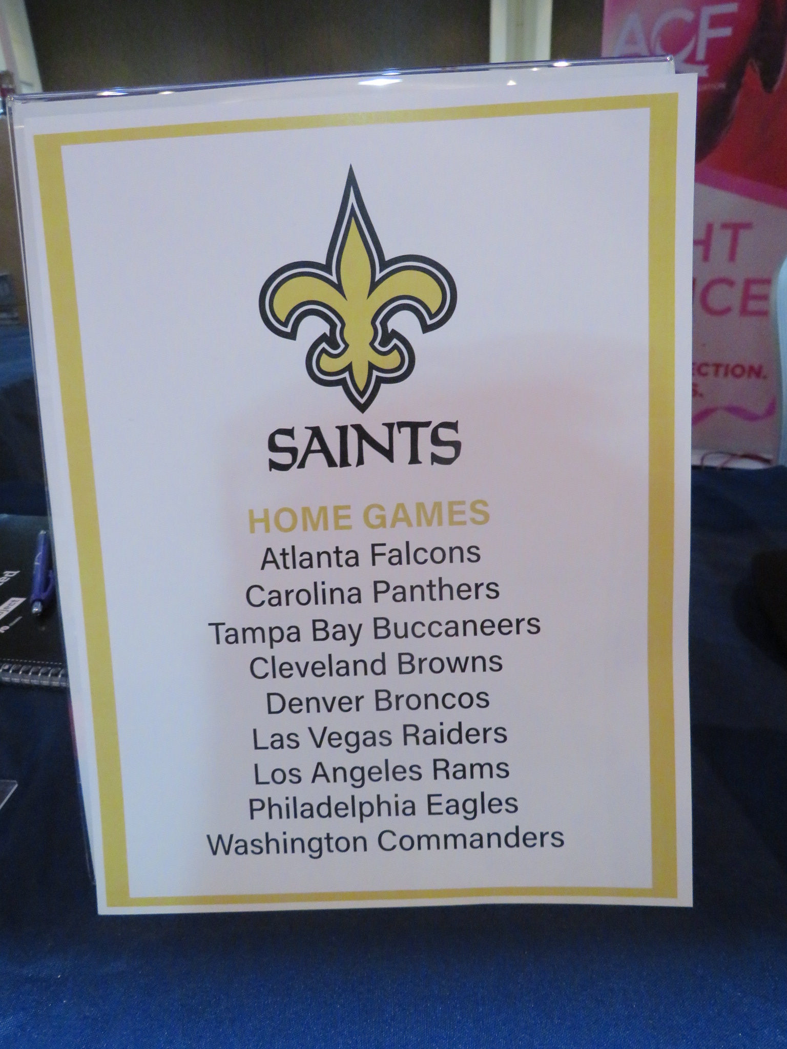 1st Image of a N/A SAINTS WEEKEND EXPERIENCE