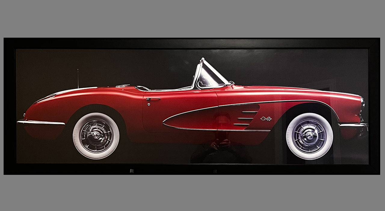 0th Image of a N/A RED VETTE FRAMED PRINT