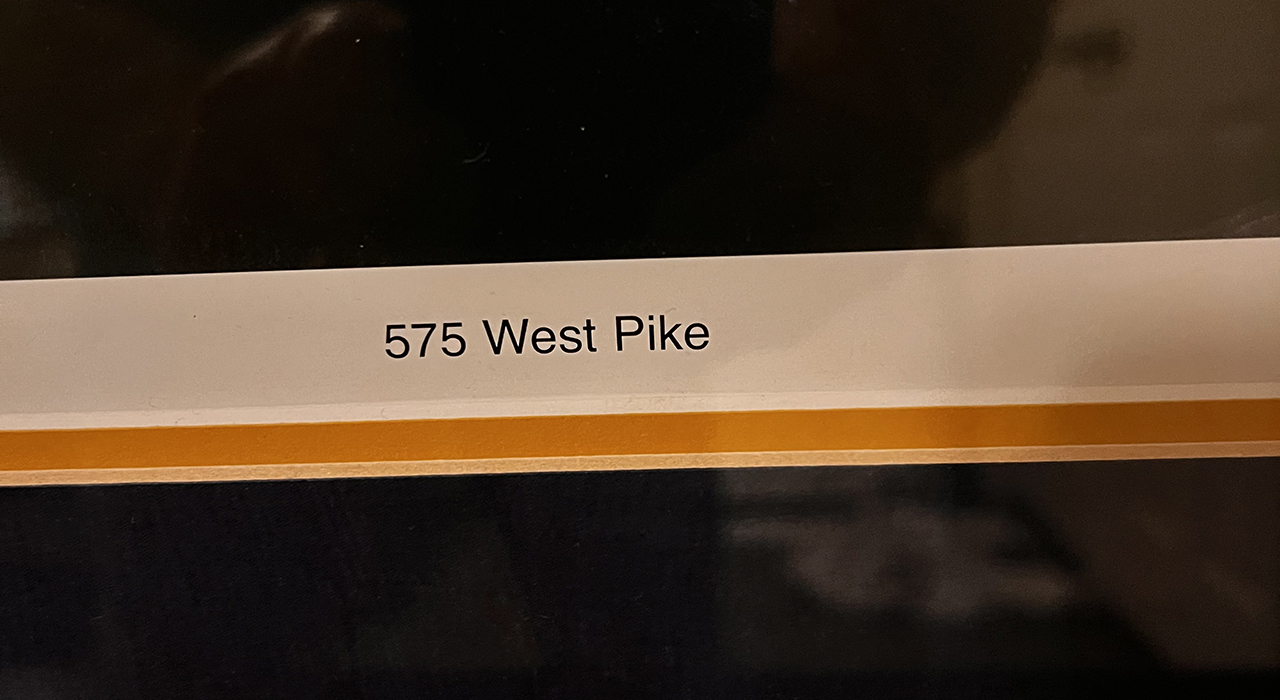 3rd Image of a 575 WEST PIKE FRAMED PRINT