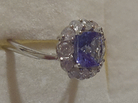 Image 3 of 7 of a N/A PLATINUM NATURAL TANZANITE ZOISITE