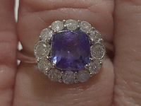 Image 4 of 7 of a N/A PLATINUM NATURAL TANZANITE ZOISITE