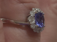 Image 5 of 7 of a N/A PLATINUM NATURAL TANZANITE ZOISITE