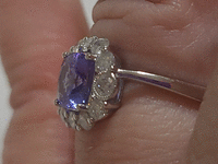 Image 6 of 7 of a N/A PLATINUM NATURAL TANZANITE ZOISITE