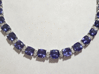 Image 4 of 6 of a N/A PLATINUM TANZANITE DIAMOND