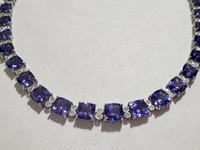 Image 5 of 6 of a N/A PLATINUM TANZANITE DIAMOND