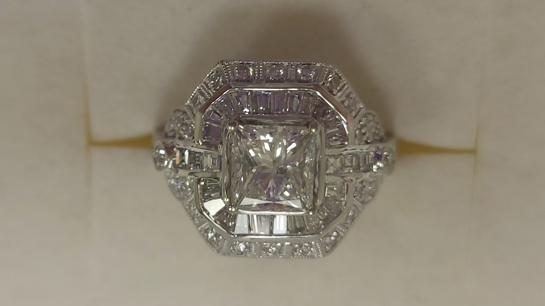 0th Image of a N/A PLATINUM PRINCESS ROUND BRILLIANT DIAMOND