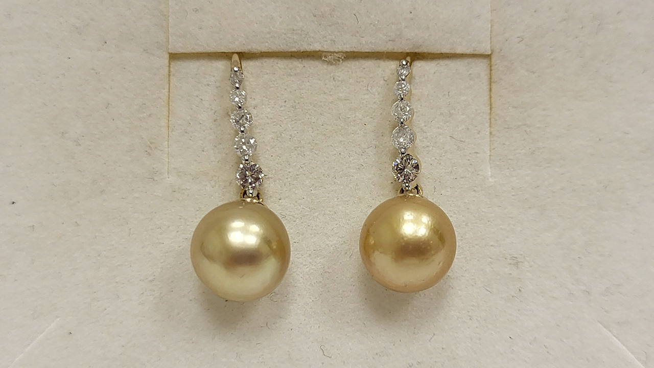 0th Image of a N/A 14K YELLOW GOLD SEA PEARL DIAMOND