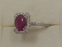 Image 2 of 8 of a N/A BURMESE RUBY DIAMOND